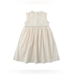 Benebene Ivory Frills beaded Sleeveless Dress